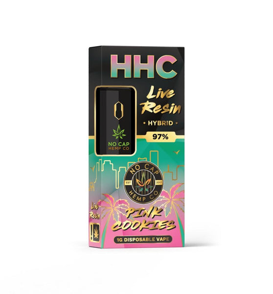 NO CAP HHC Vape Cartridges - Hybrid - Pink Cookies